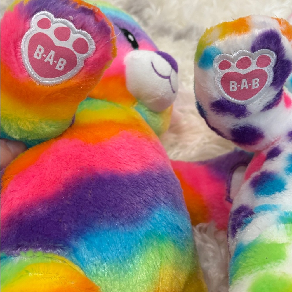 Rainbow build a bear set of 2 - Picture 3 of 3